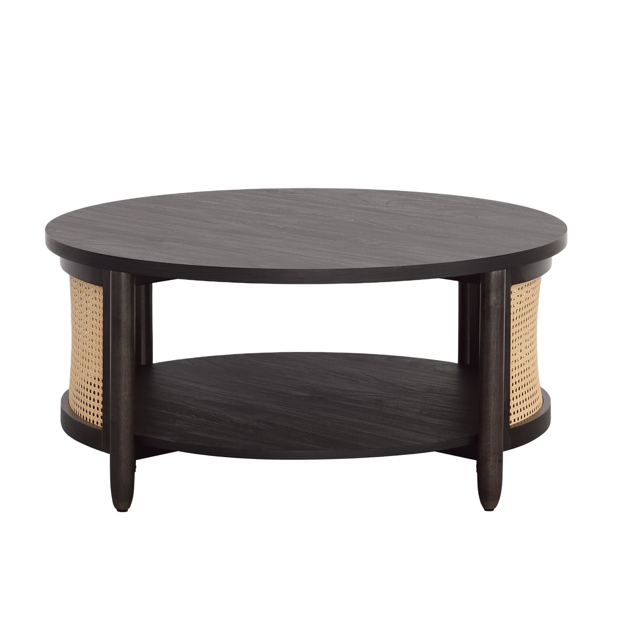 Springwood Caning Coffee Table, Charcoal Finish