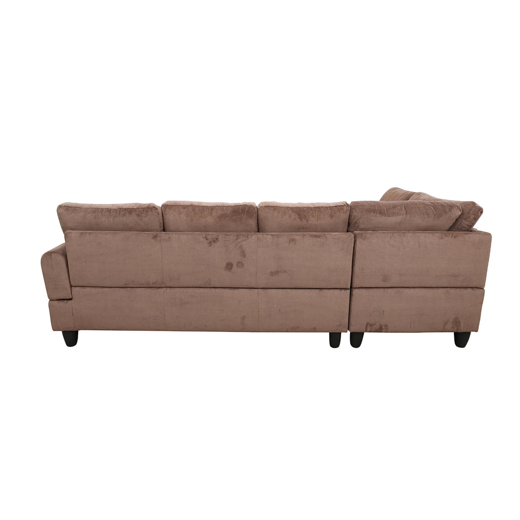 3 Piece L-Shape Sectional Sofa Couch 