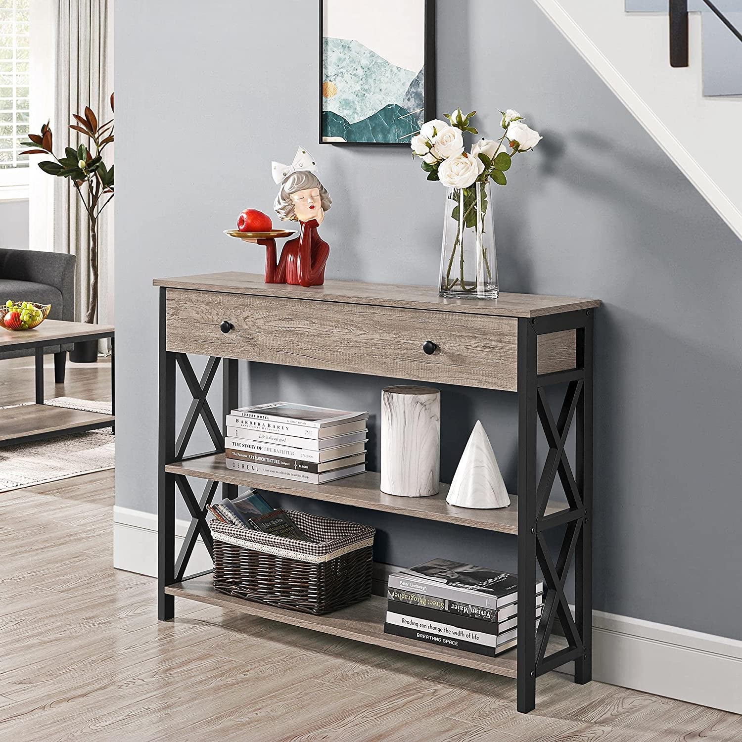 Console Table with Drawer