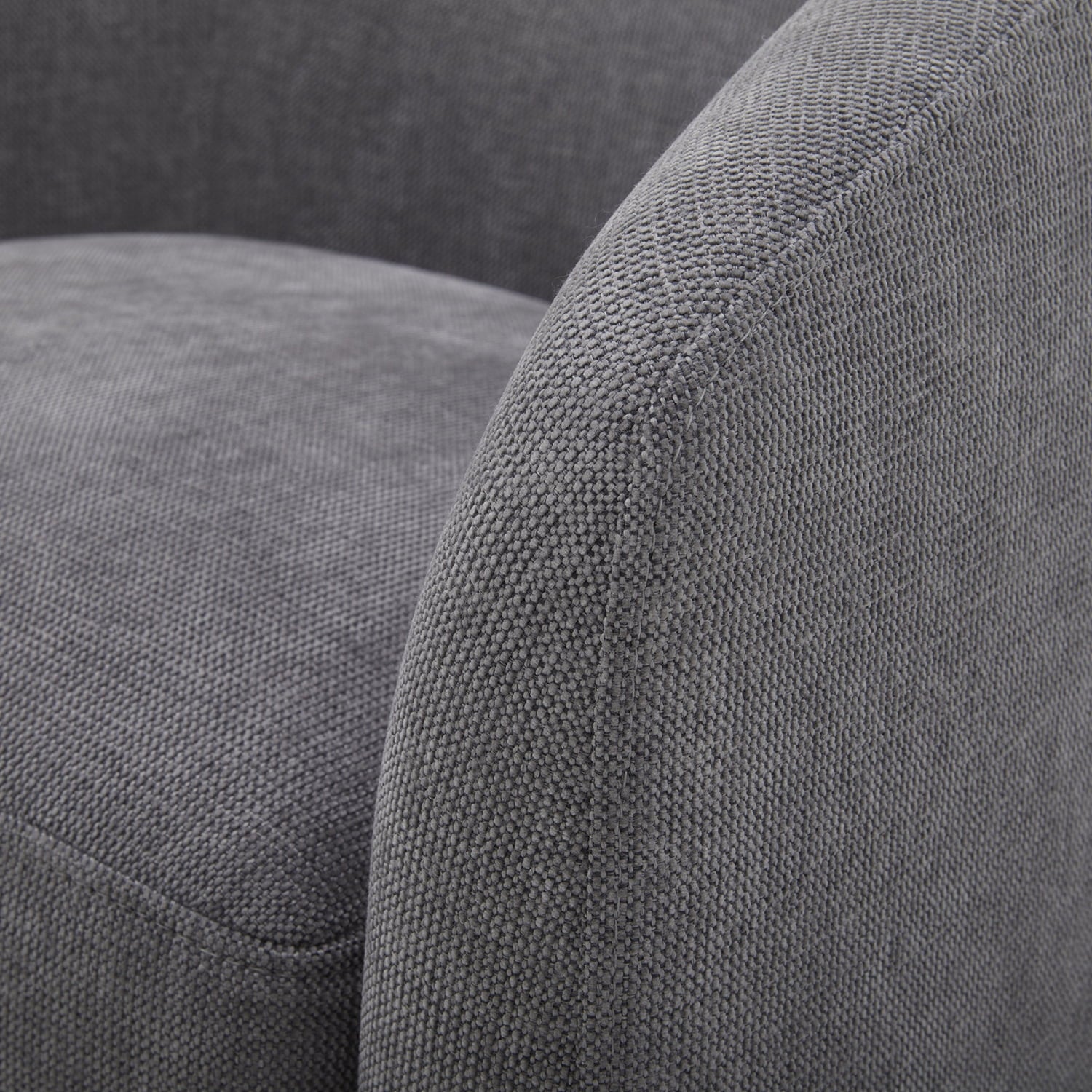 Bradford Wooden Base Modern Swivel Accent Chair, Gray