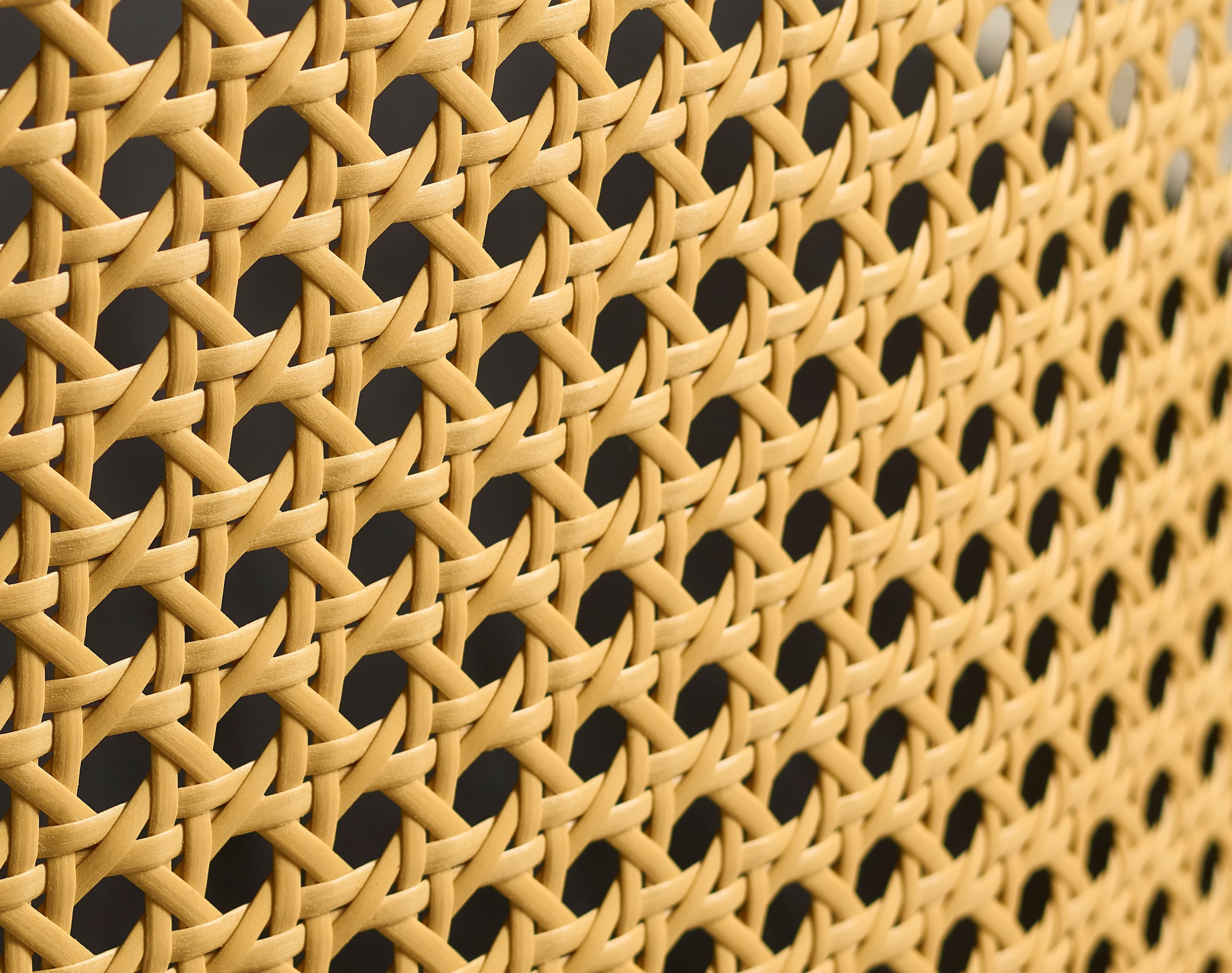 Springwood Caning Coffee Table, Charcoal Finish