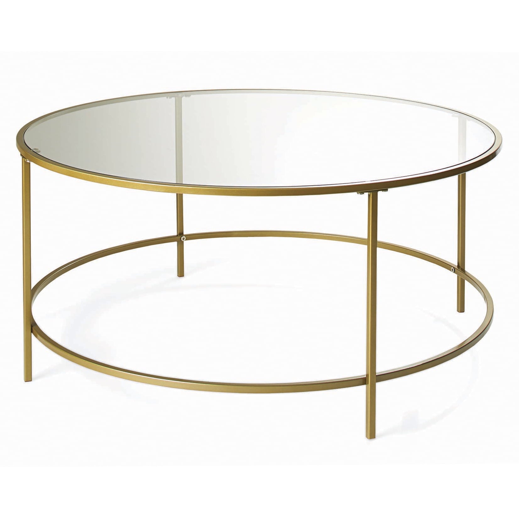 Nola Coffee Table, Gold Finish