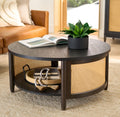 Springwood Caning Coffee Table, Charcoal Finish