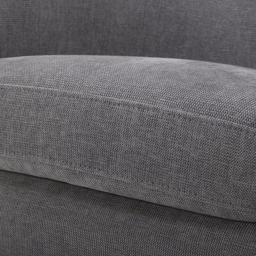 Bradford Wooden Base Modern Swivel Accent Chair, Gray