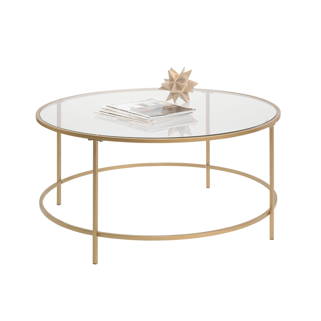 Nola Coffee Table, Gold Finish